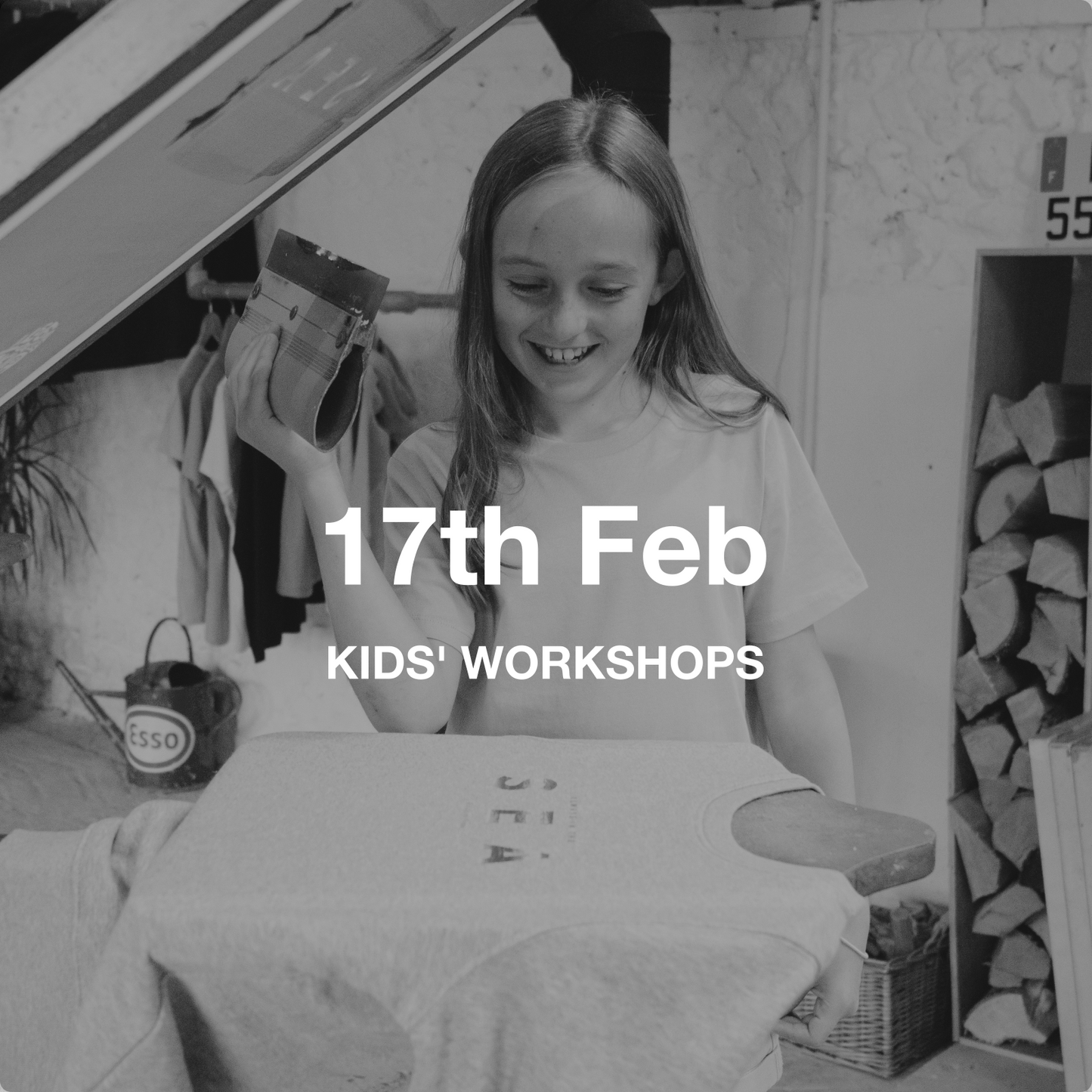 Kids Print Workshop - Monday 17th Feb