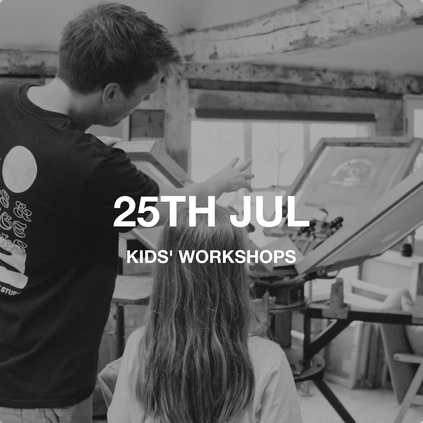Kids Print Workshop - Thursday 25th July